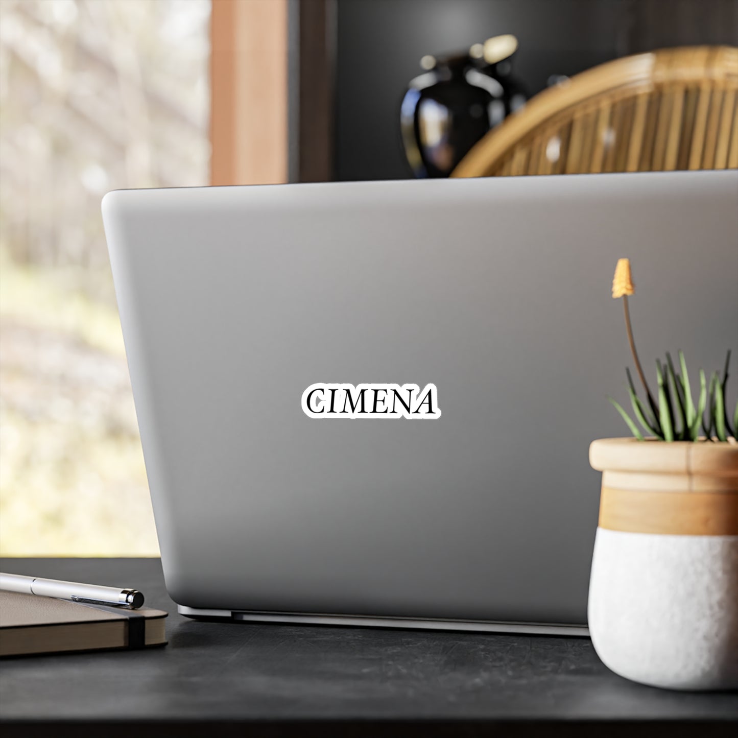 Cimena Vinyl Kiss Cut Sticker