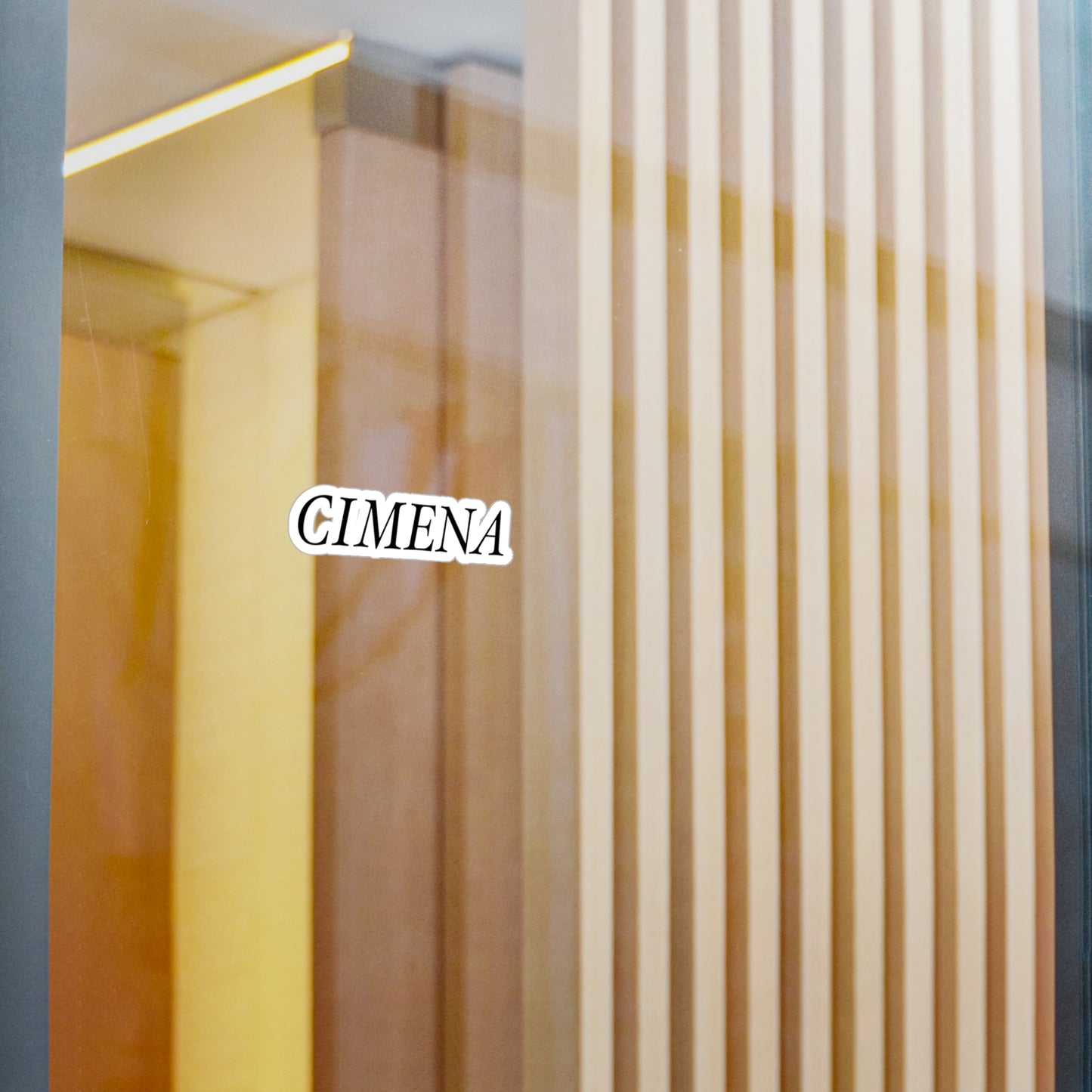 Cimena Vinyl Kiss Cut Sticker