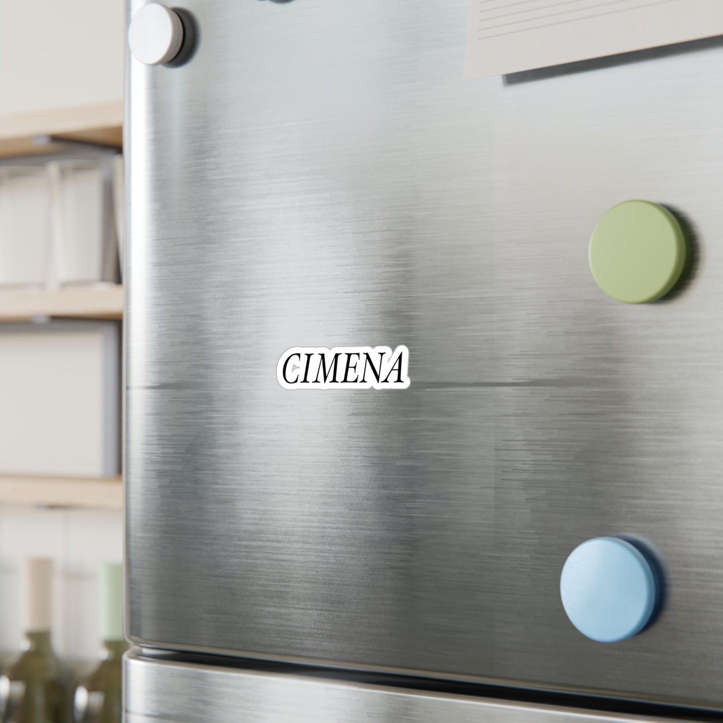 Cimena Vinyl Kiss Cut Sticker