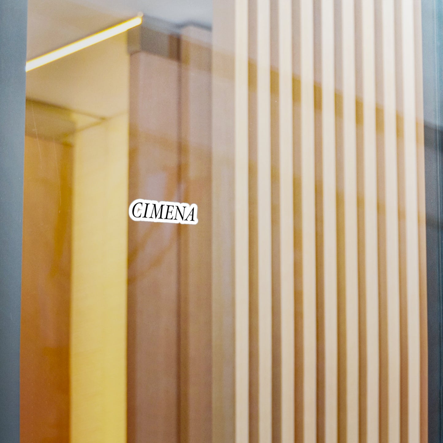Cimena Vinyl Kiss Cut Sticker