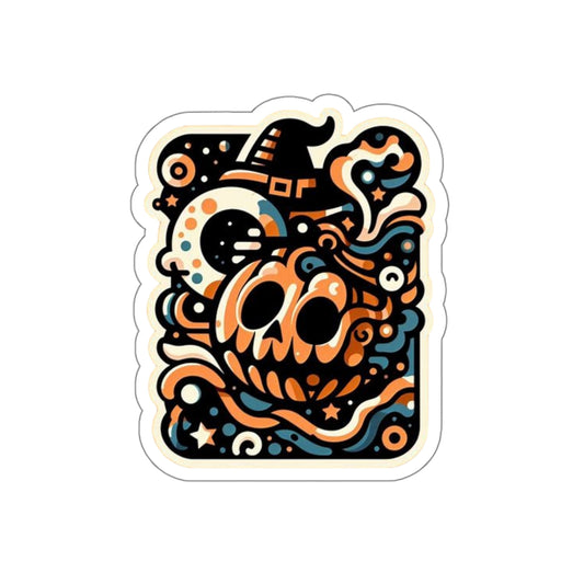 Abstract Halloween Sticker