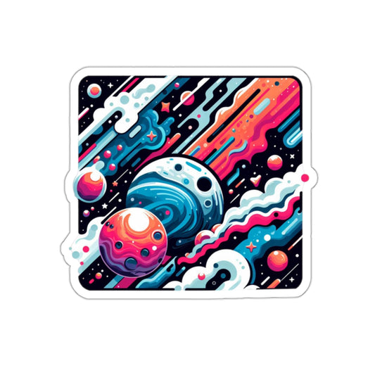 Abstract Space Sticker